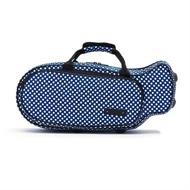 Beaumont trumpet case (blue polka dot) thumbnail