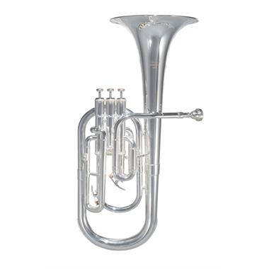 Elkhart 100THS tenor horn (silver-plate) thumbnail