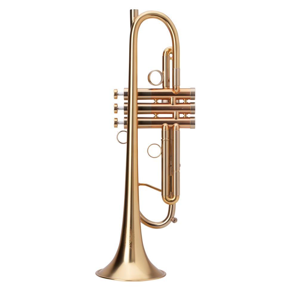 Adams A4-LT B-flat trumpet (satin gold lacquer)