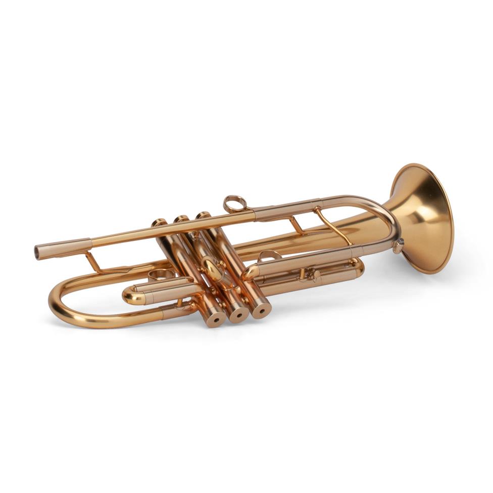 Adams A4-LT B-flat trumpet (satin gold lacquer)