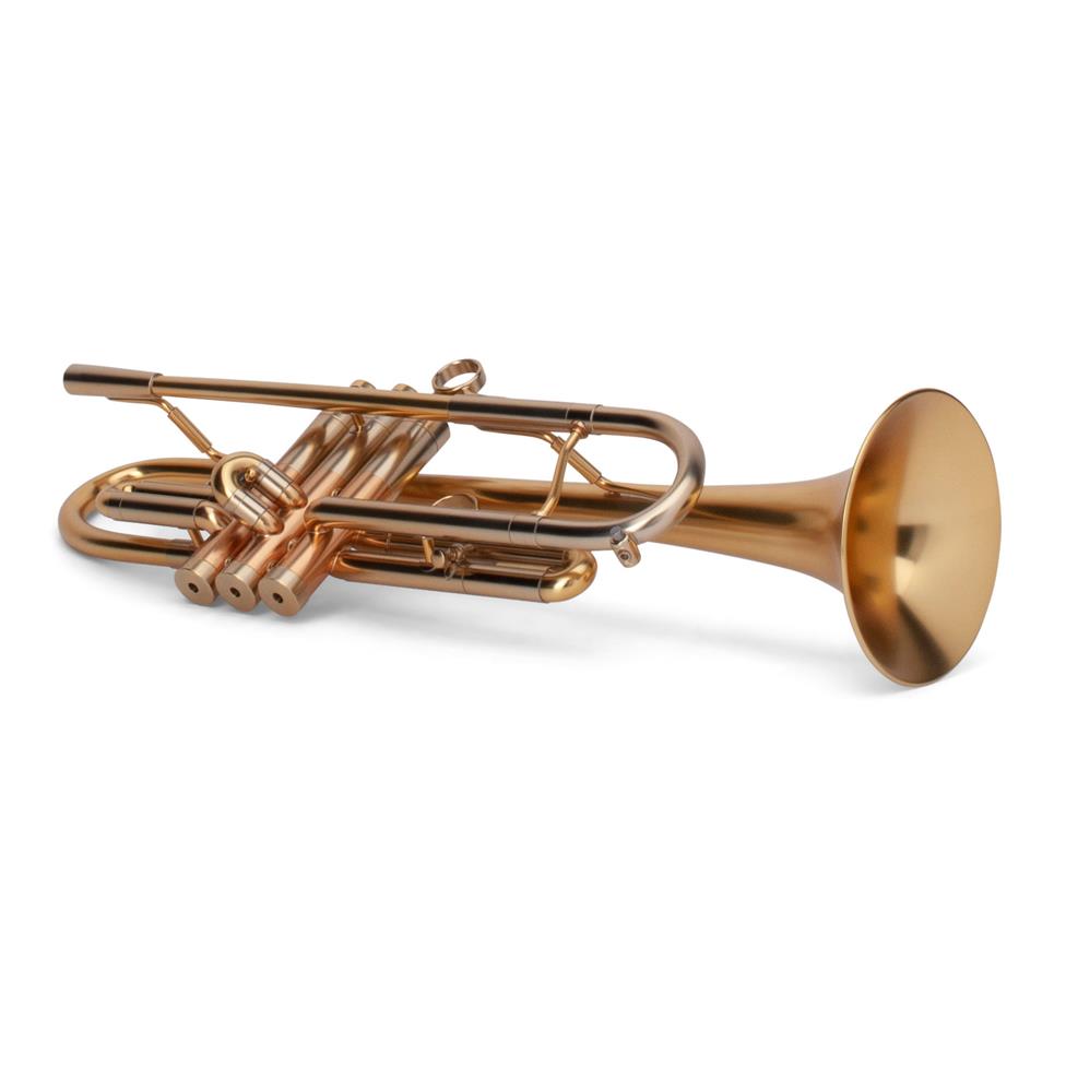 Adams A4-LT B-flat trumpet (satin gold lacquer)