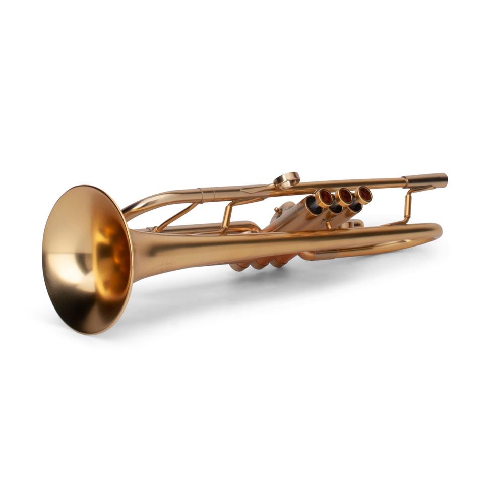 Adams A4-LT B-flat trumpet (satin gold lacquer)
