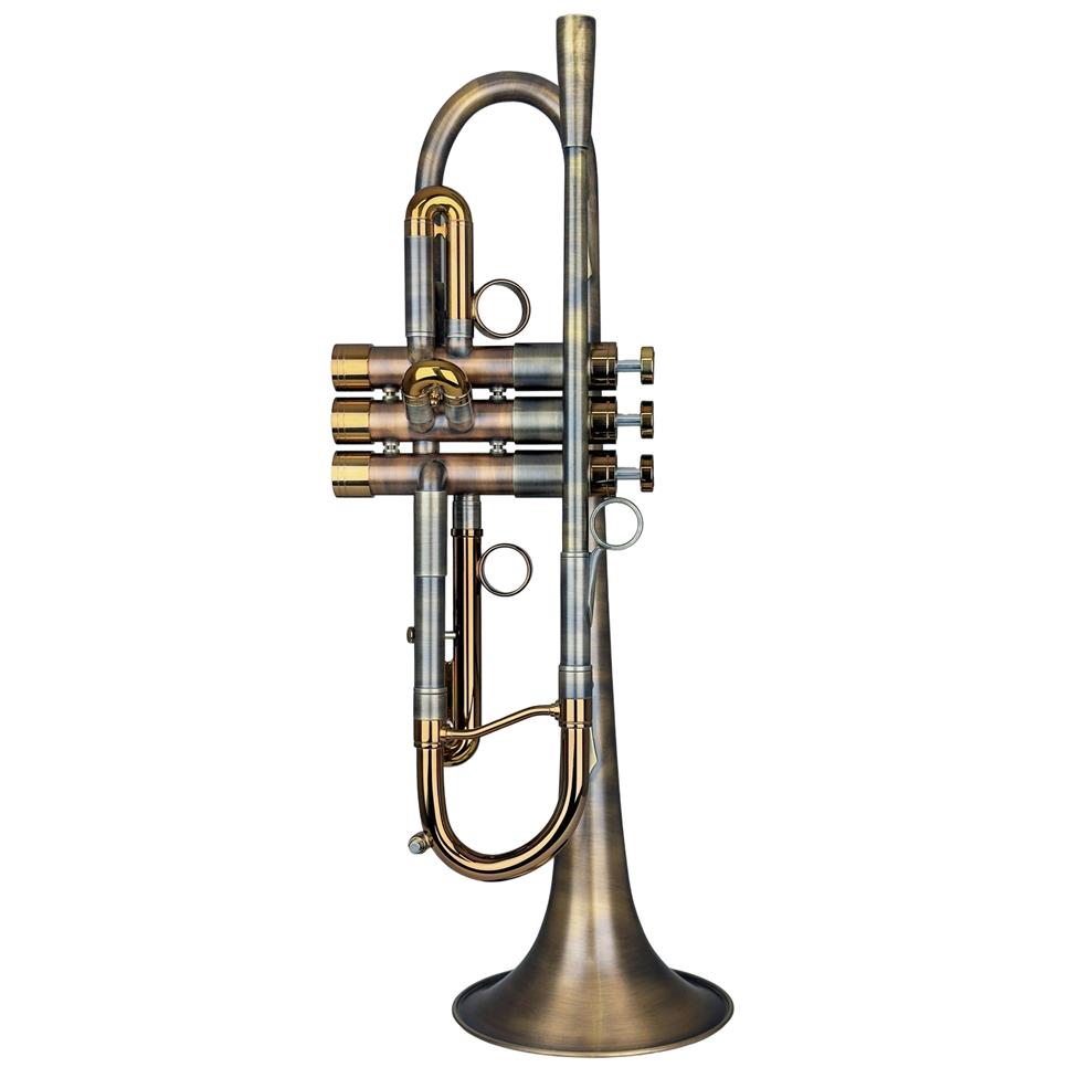 Adams A4 B-flat trumpet (antique, gloss accents)