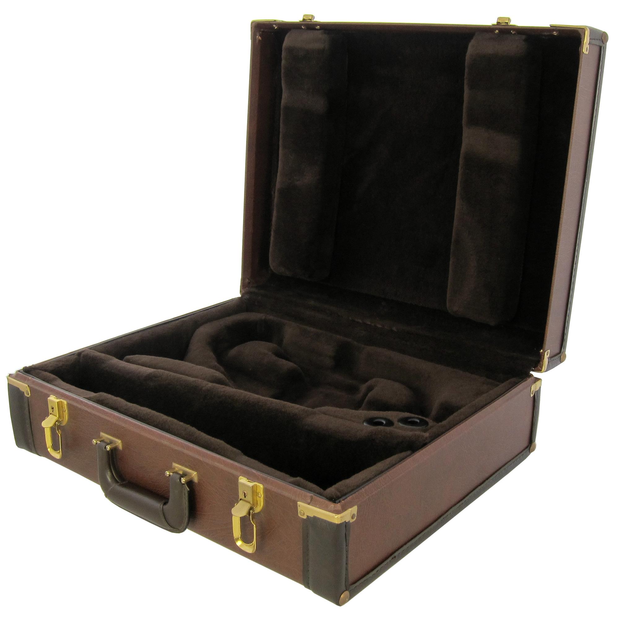 Vincent Bach double flugelhorn/trumpet case Rosehill Instruments